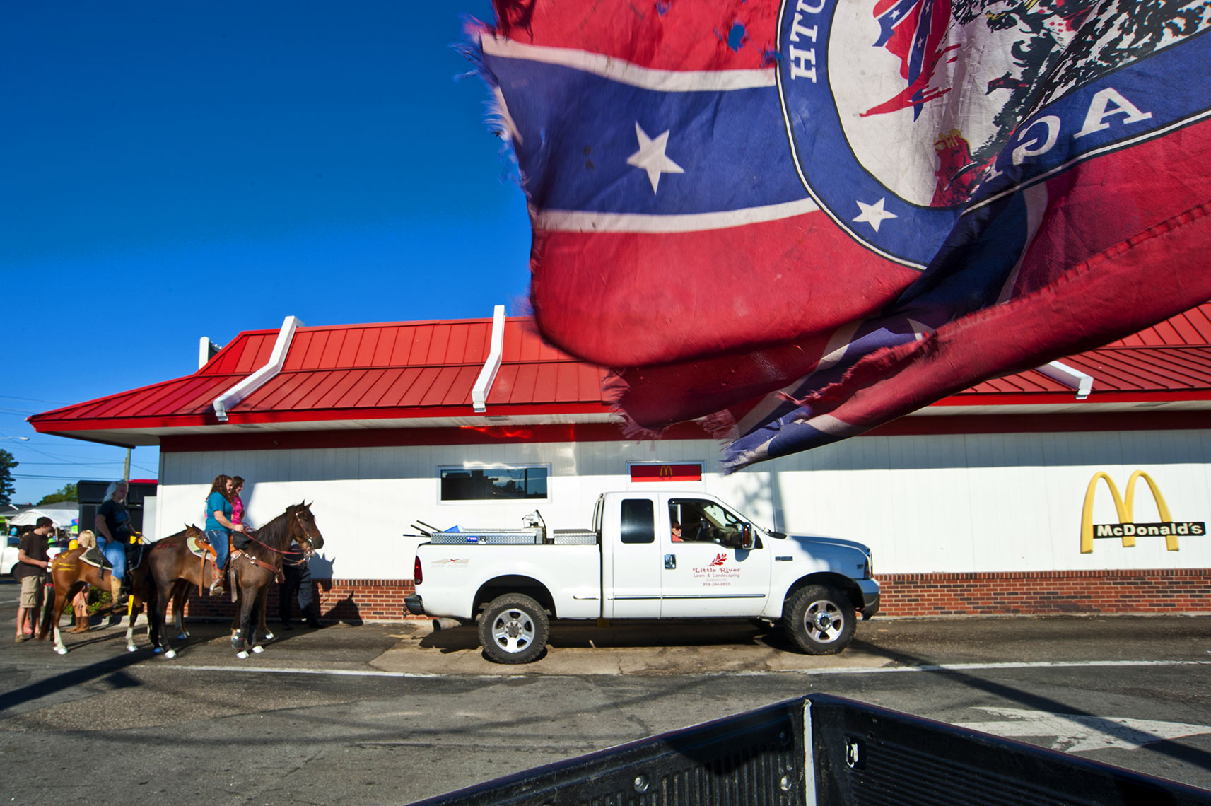 Mule days Benson rebel flag Raleigh editorial photography Bryan Regan