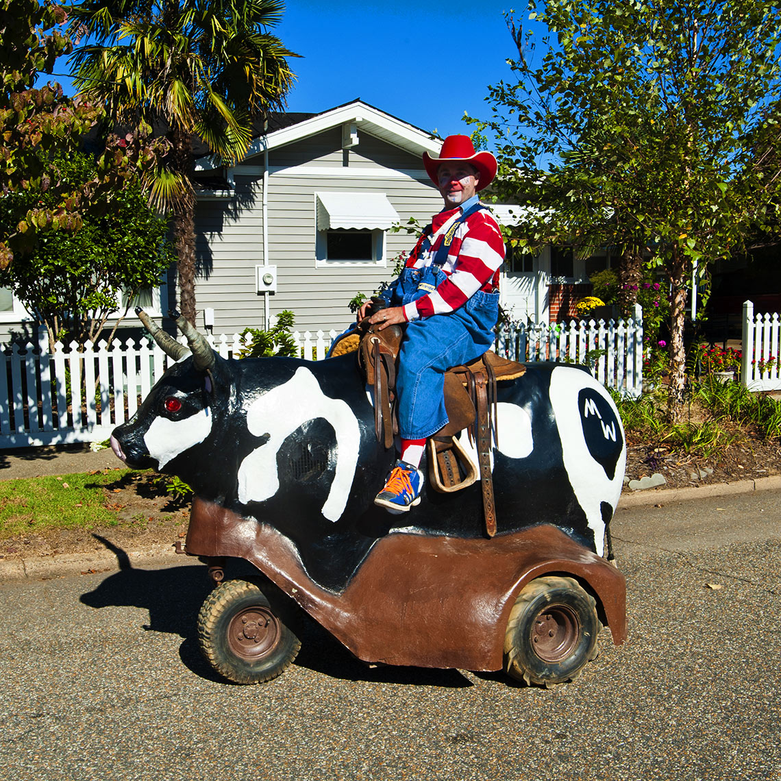 Mule days clowning around Raleigh editorial photography Bryan Regan