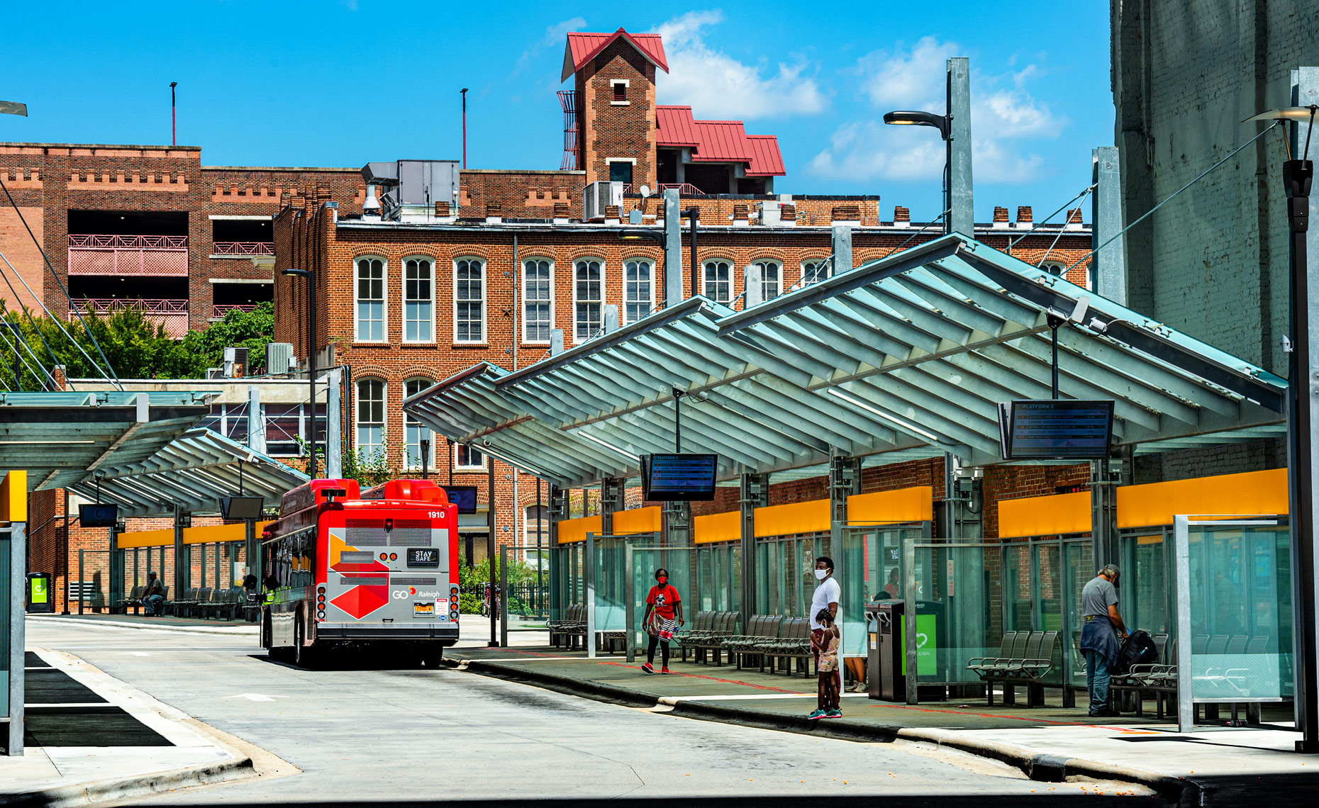 architecture photography Raleigh NC Bryan Regan bus station