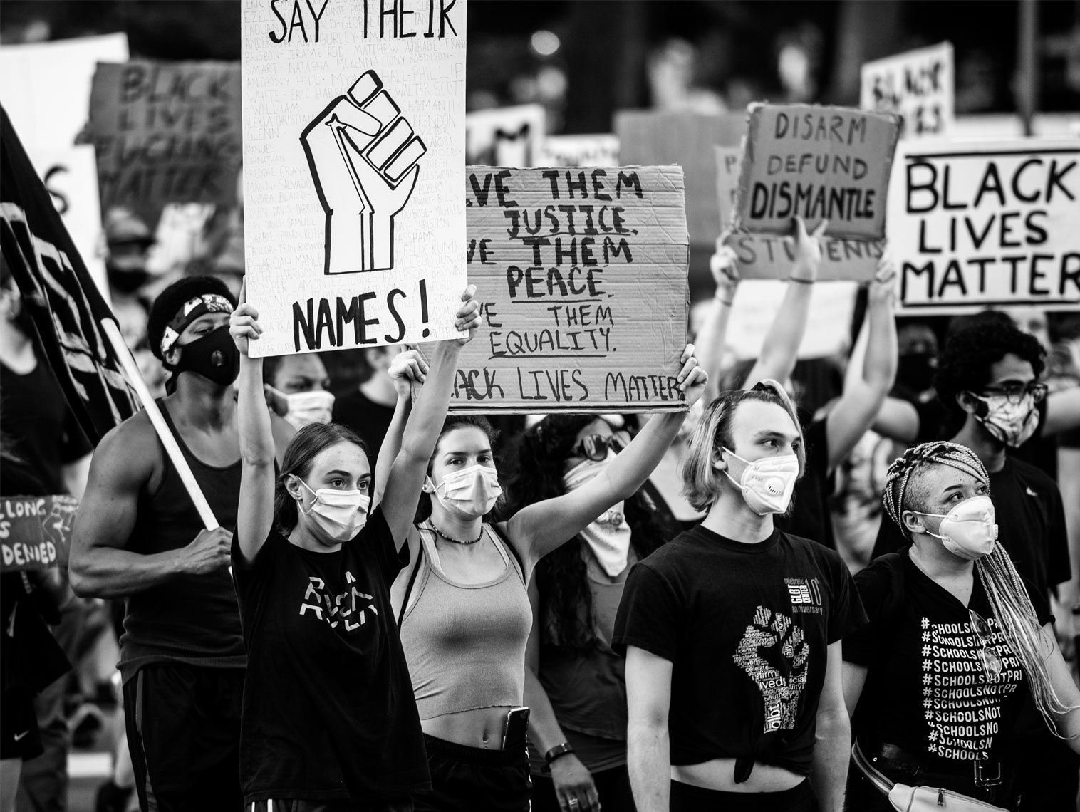 Raleigh documentary photography Bryan Regan black lives matter march 