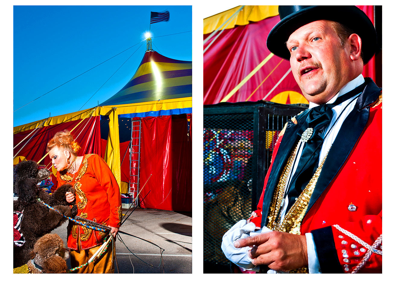 Raleigh Editorial portrait Bryan Regan photography Ring Master Circus