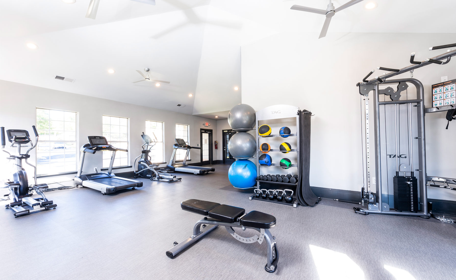 club house gym raleigh real estate photography Bryan Regan Brier Creek