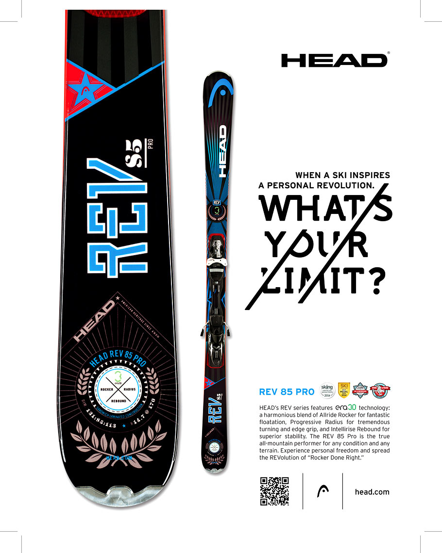  Raleigh Advertising photography Bryan Regan Head Ski
