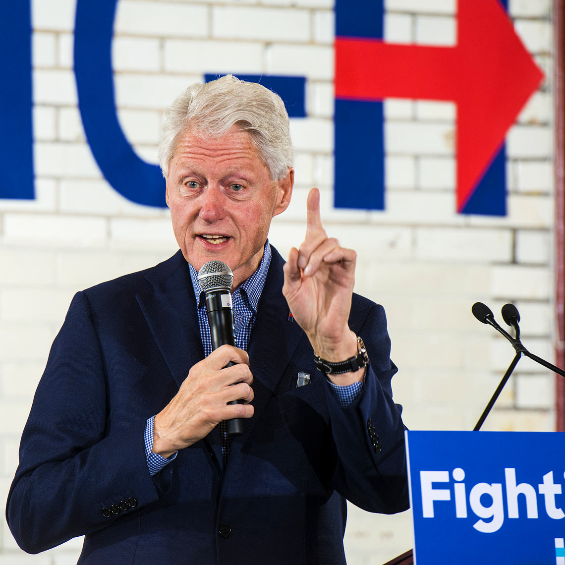 Raleigh reportage photography Bill Clinton 