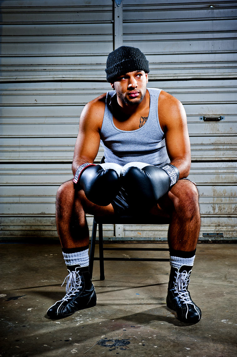 Raleigh boxing portrait photography