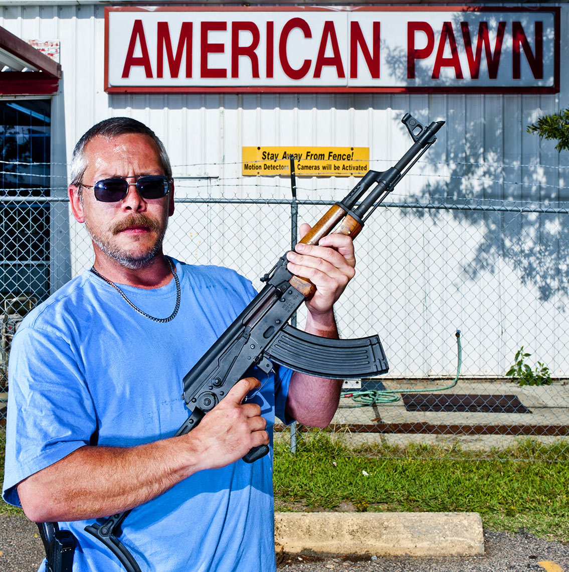 Raleigh portrait photography Bryan Regan American Pawn AK-47