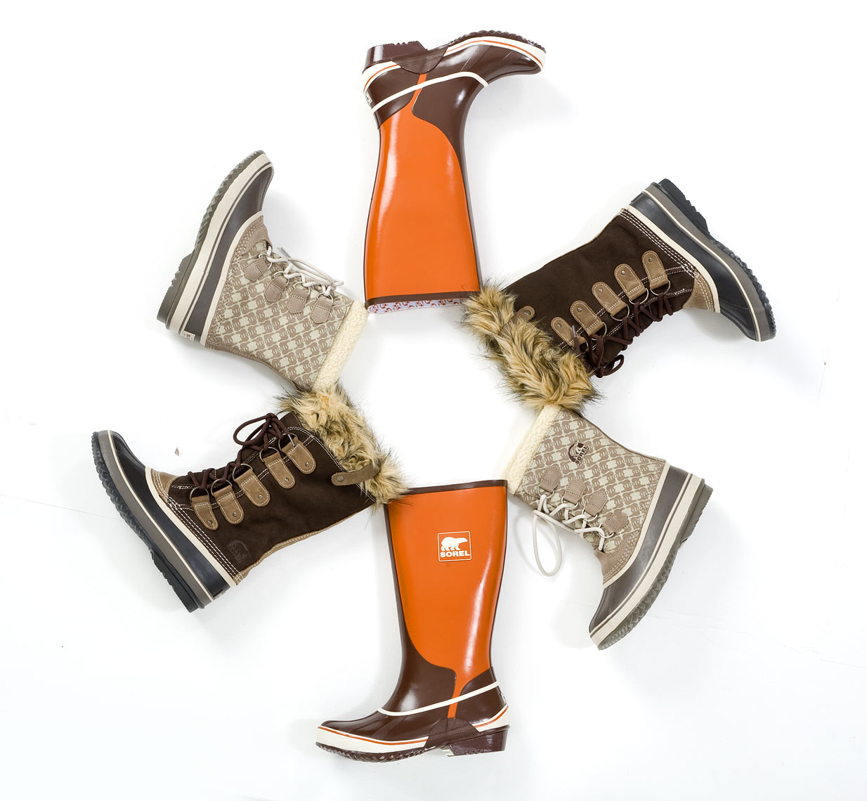 Sorel boots product photography Raleigh Bryan Regan