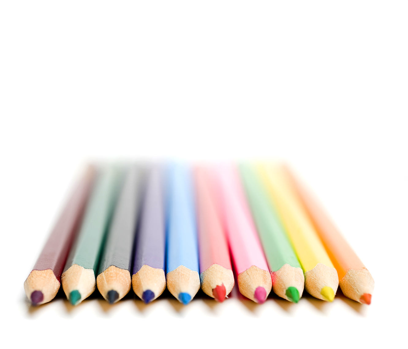 still life photographer Bryan Regan Raleigh colorful pencils for CREE