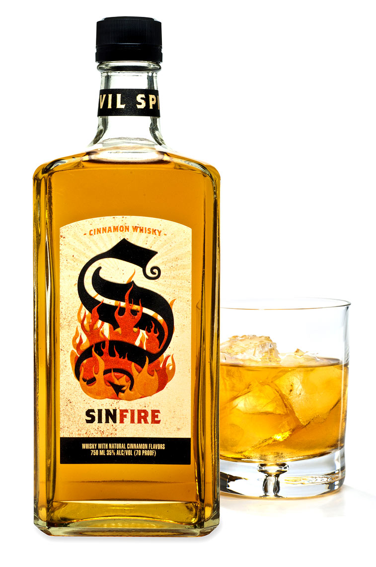 Sin fire product photography Raleigh NC Bryan Regan