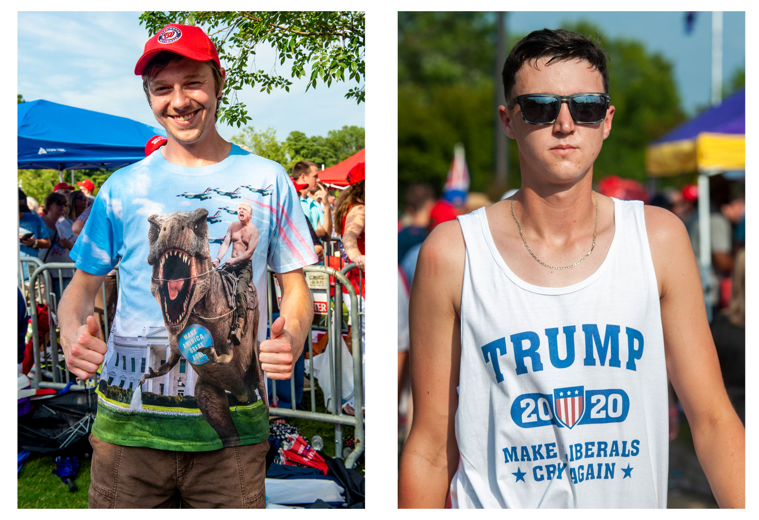 Raleigh editorial photography Bryan Regan Trump supporters campaign 2020